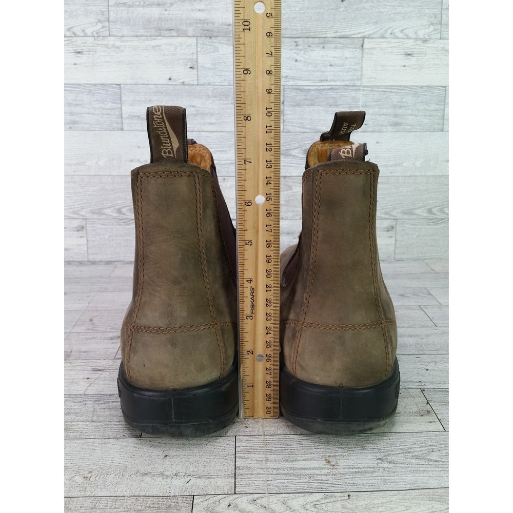 Blundstone 585 Men's Rustic Brown Leather Chelsea Boots 10 AU 11 US Ecco Insole - Picture 11 of 16